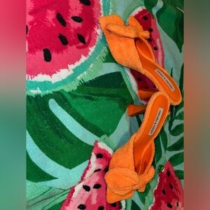 Chelsea & Violet Terry Cloth Sandal w/Bow